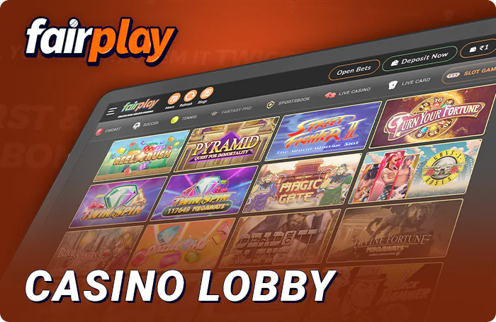 About the FairPlay online casino section
