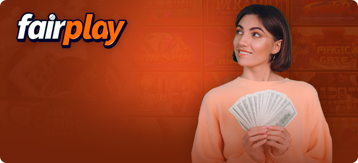 Welcome bonus at FairPlay online casino