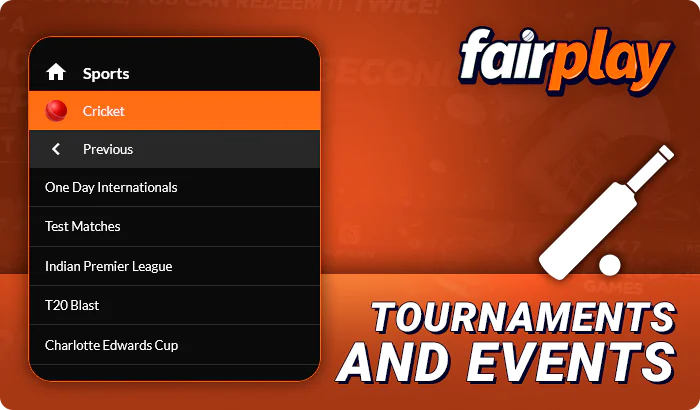 Which cricket tournaments you can bet on on FairPlay