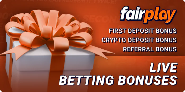 Bonus Offers for Live Betting from FairPlay
