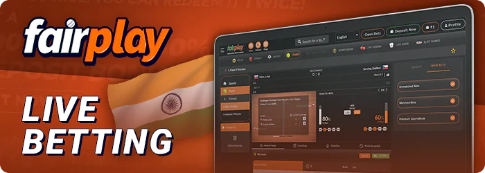 Live sports betting on FairPlay India
