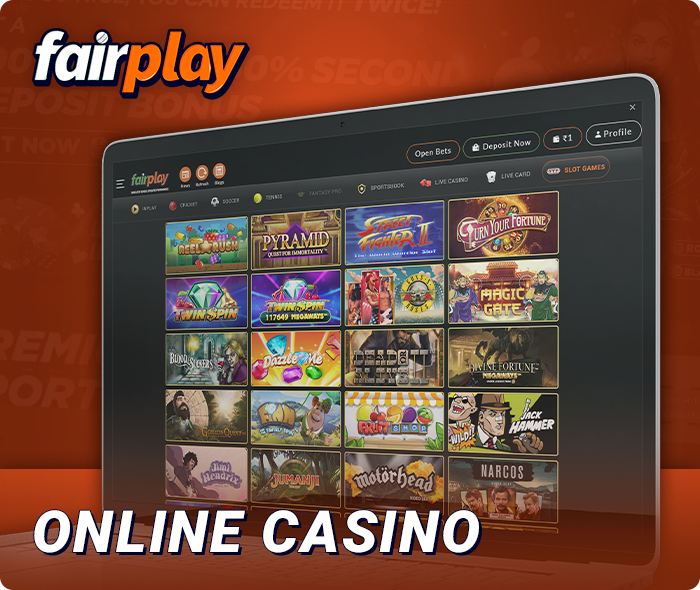 About the online casino at FairPlay