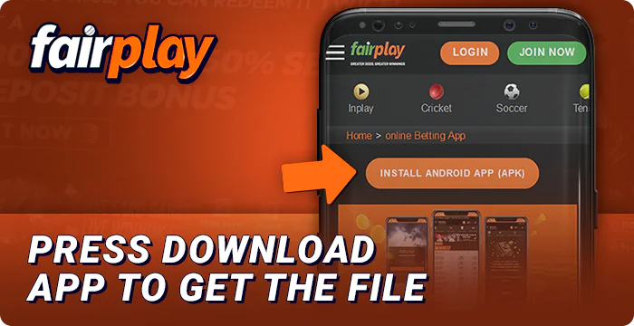 वेबसाइट से FairPlay ऐप डाउनलोड करें