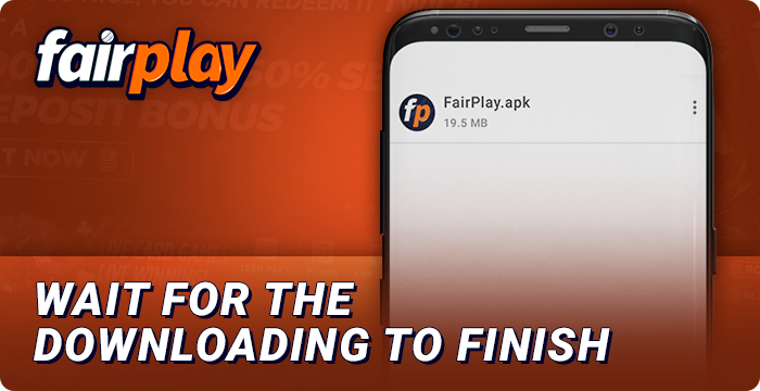 Download the FairPlay apk file to your phone