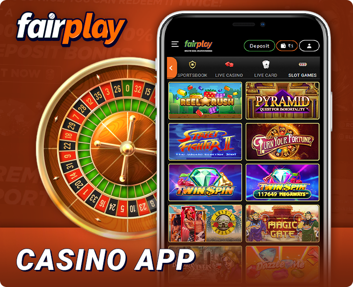 Play casino app FairPlay - the best slots to play