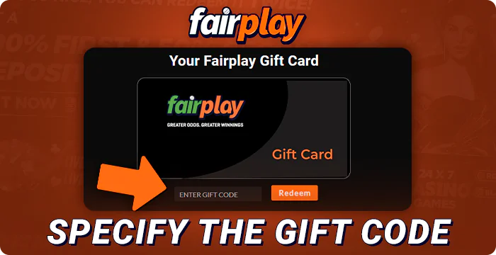 Lead promo code on FairPlay