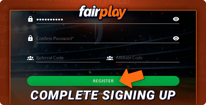 Completing FairPlay registration