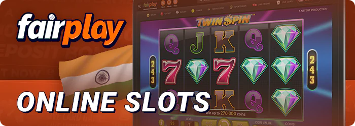 Playing online slots at FairPlay Casino