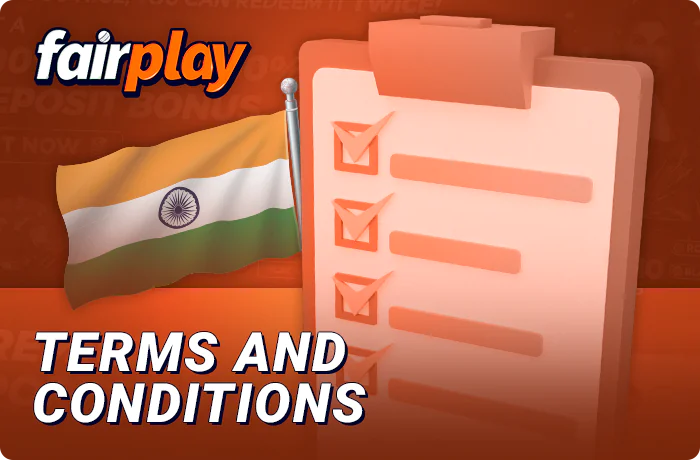 Terms and conditions of the betting site FairPlay India