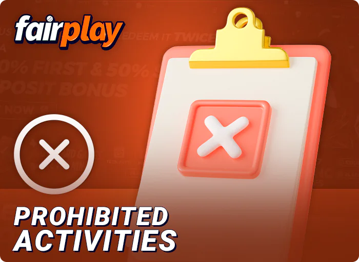 Prohibitions for FairPlay users