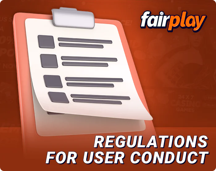 Rules for players on the FairPlay betting site