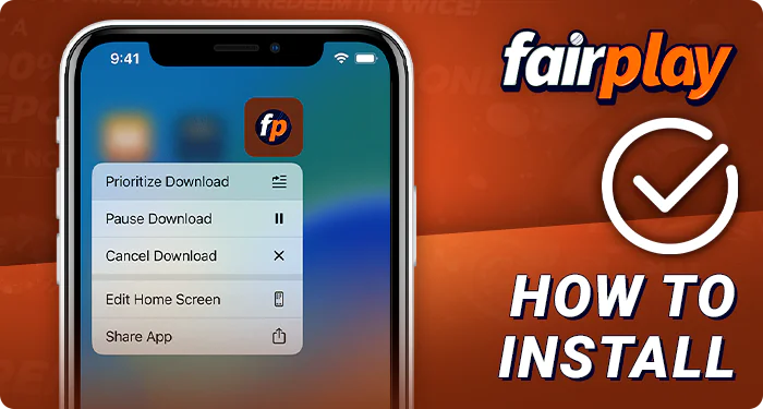 How to install the FairPlay app on your iOS phone - installation process