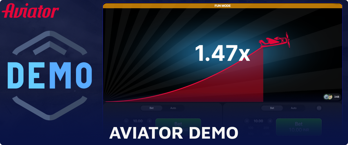 Play Aviator game for free in demo mode
