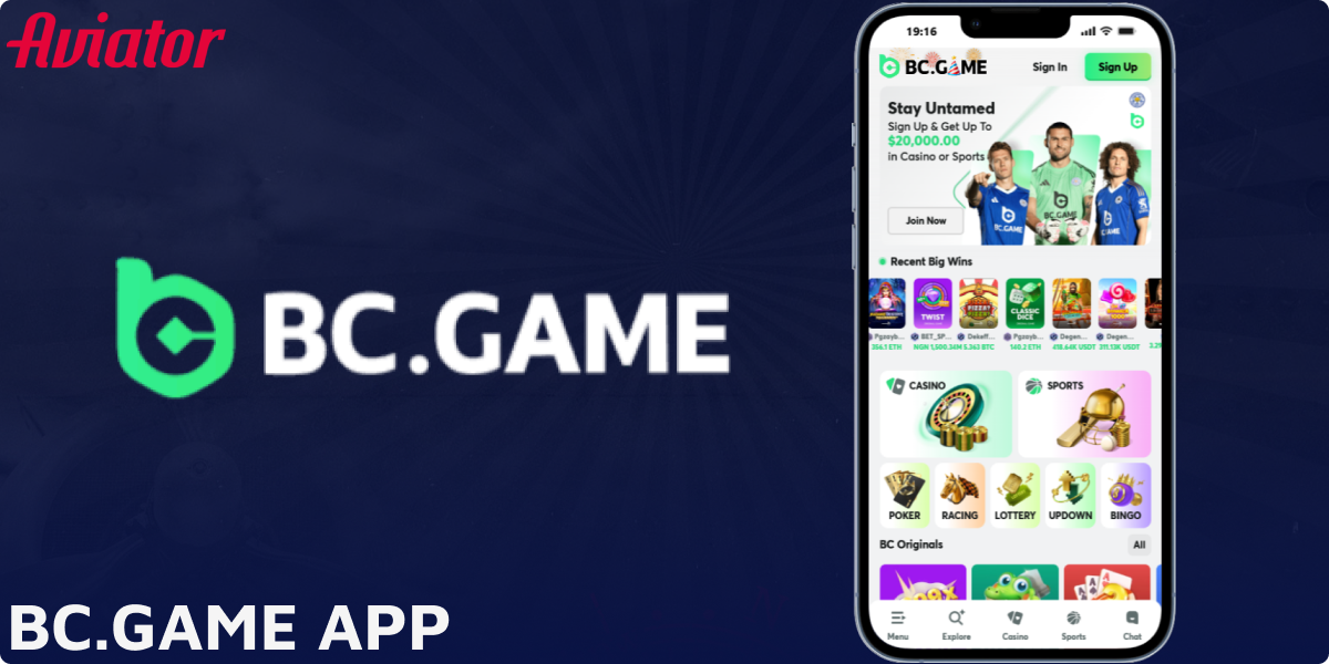 BC.Game Aviator app available in India