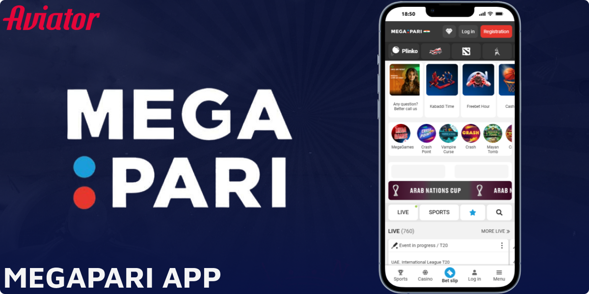 Megapari Aviator app available in India