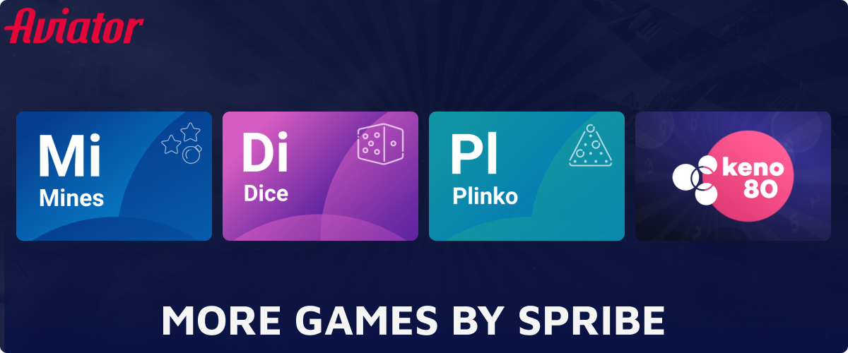 Other popular games craeted by Spribe except for Aviator