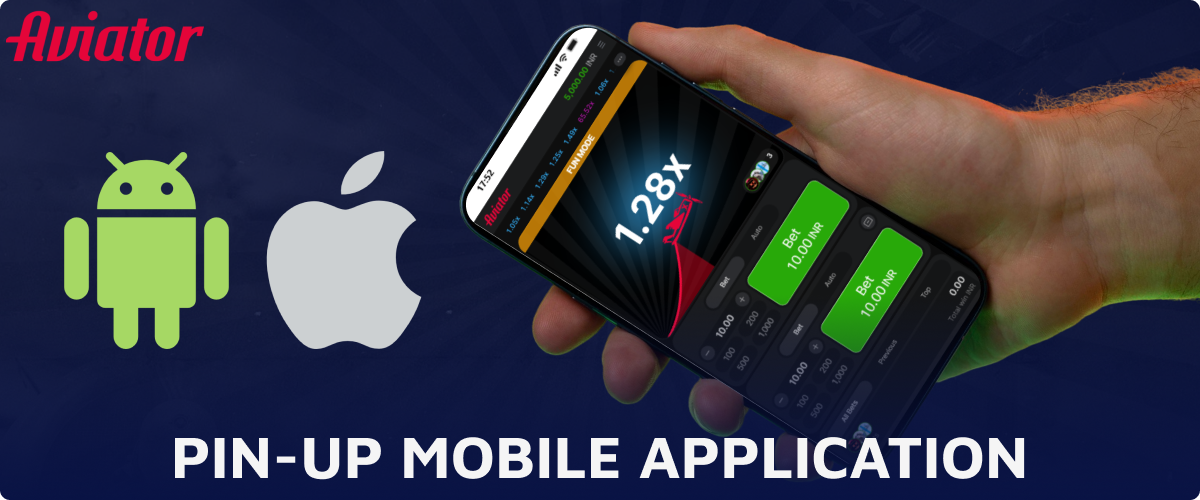 Pin-Up Aviator app for Android and iOS available in India