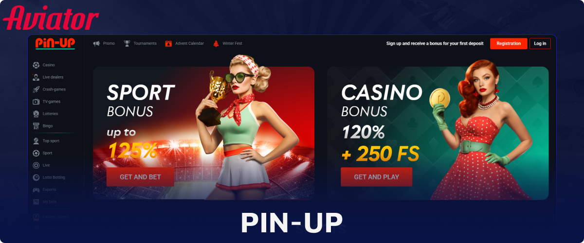 Play Aviator in Pin-Up online casino in India